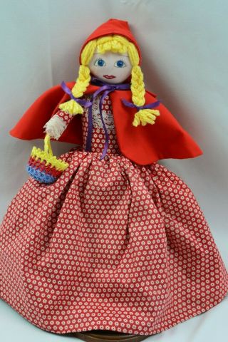 Hand - Made Little Red Riding Hood,  Grandma And Wolf Flip Doll