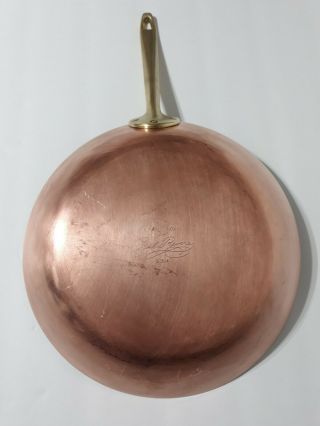 Vintage Paul Revere 1801 Copper 10 - 1/2 " Frying Pan Skillet Usa Made