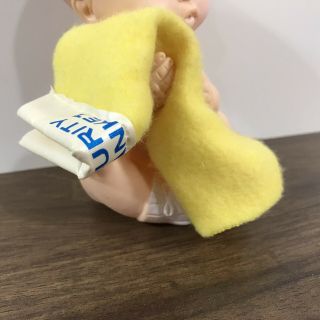 Vintage Rubber Squeak Doll Baby Joy with Security Blanket 1979 2