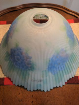 1999 Glynda Turley Hand Painted Glass Shade Only