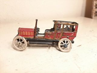 Early Penny Toy Limo by J.  Distler Germany Tin Litho Toy Car Limo 2