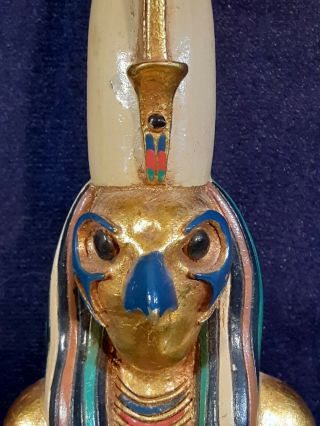Egyptian Blue White Gold Birdman Artisan Guild International 1992 13 