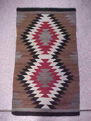(d) Vintage Navajo Dazzler Rug
