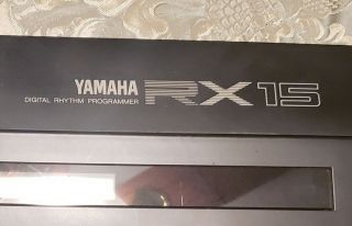 Vintage Yamaha Rx15 Electronic Digital Rhythm Programmer Drum Machine