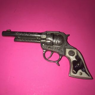 Vintage Hubley Texan Jr.  Toy Cap Gun Repeater 2502 Lc