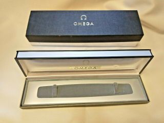 Vintage Omega Watch Outer Box And Long Hard Case