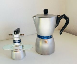 2 Vintage Nova Express Italy Moka Pot Stovetop Coffee Espresso Maker