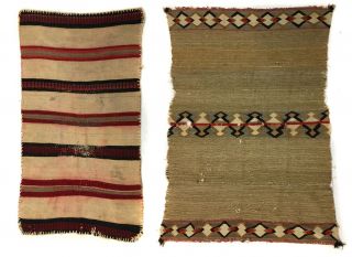 Navajo Saddle Blankets c.  1900 - 20s 2