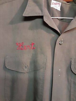 Vintage TEXACO Gas Station Attendant Uniform Shirt - Long Sleeve LARGE 3