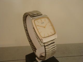 Seiko 8620 - 5150.  Gents vintage watch,  tank case,  1983 Quartz.  Full order 2