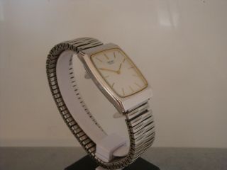 Seiko 8620 - 5150.  Gents vintage watch,  tank case,  1983 Quartz.  Full order 3