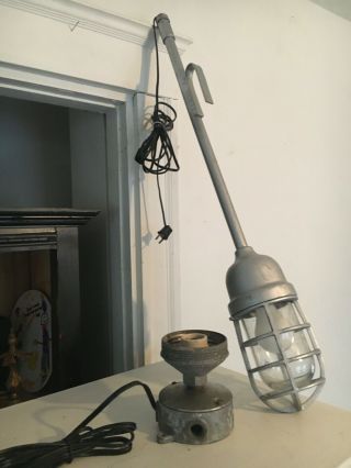 Vintage Crouse - Hinds Condulet Industrial Explosion Proof Hanging Shop Light