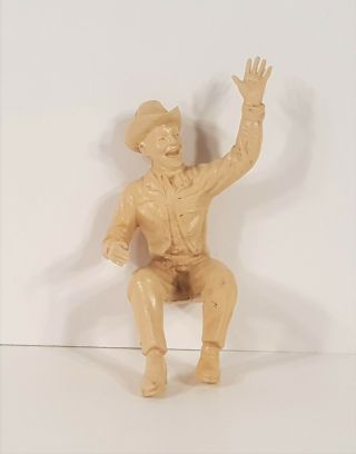 Vintage Ideal Toys Roy Rogers Stagecoach Chuck Wagon Pat Brady Rubber Figure