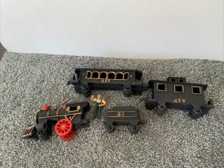 4 Piece Cast Iron Train Set
