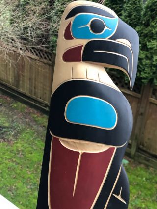 Northwest Coast Native Art Eagle Plaque Carving
