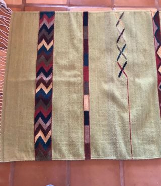 ZAPOTEC RUG,  Hand Woven Wool,  6.  5 Ft X 3.  2 Ft Oaxaca,  Exceptional 2