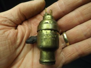 Antique Bryant Candelabra Paddle Switch Lamp Socket (lp22)