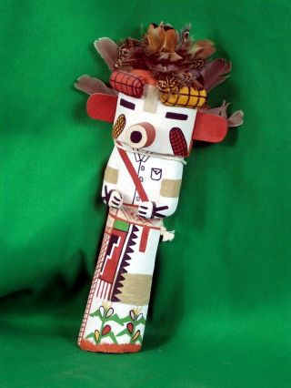 Hopi Kachina Doll - Corn Dancer Kachina By Theron Talashoma - Old Style