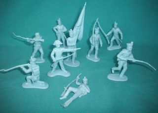 Classic Toy Soldiers/cts Alamo Mexican Attackers Set 1 (light Blue) X12 1/32nd