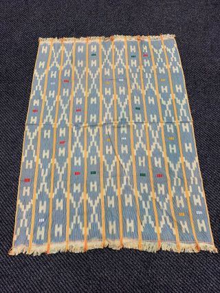 African Art 100 Cotton Baule Ikat Stripe Cloth