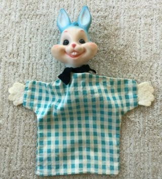 Vintage Rabbit Rubber - Headed Hand Puppet,  Cthe Rushton Co.