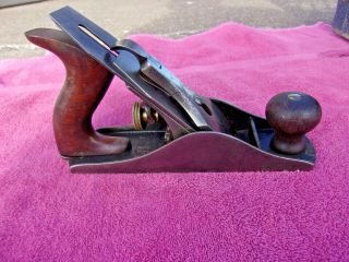 Vintage Stanley Bailey No.  4 Corrugated Plane Early 3 Patent Dates Decent
