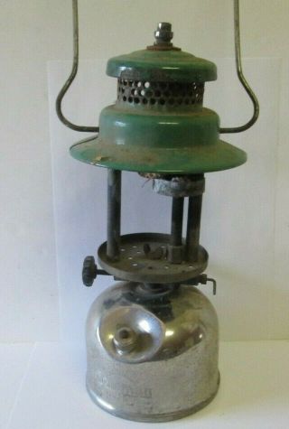 Vintage Unknown 1941 Canada Coleman Lantern 249 247 ? Cast Aluminum Preheat Cup
