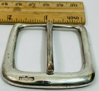Sterling Silver.  925 Polo Ralph Lauren 1.  5 " Belt Buckle
