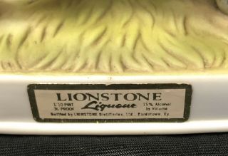 Vintage Lionstone French Poodle Whiskey Decanter 1975 Porcelain Limited Edition 3