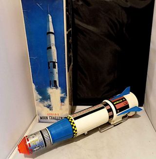 Vintage Plastic & Tin Battery - Operated Apollo X Moon Challenger,  Tn,  Japan Exib