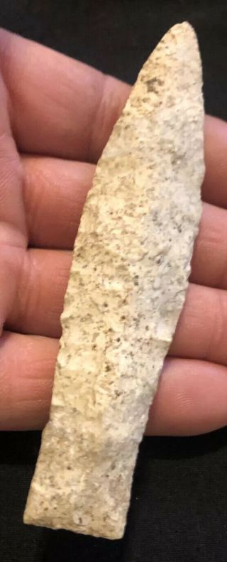 4 3/8 " Nebo Hill Spear Point Authentic Native American Indian Artifact Archaic