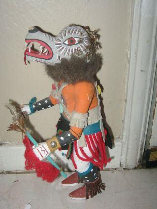 C1965 Wolf Kweo Hopi Kachina Katsina Native American Indian Doll