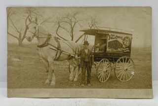 Vintage Pure Teas & Coffees Harrisburg,  Pa.  Advertising Photo Postcard