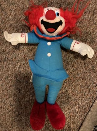 Vintage 1989 Bozo The Clown Doll Ace Novelty Co.  / Larry Harmon Pictures Corp.