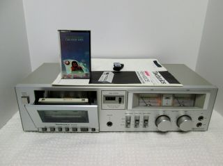 Vintage Technics Rs - M205 Stereo Cassette Deck,  Metal Japan,