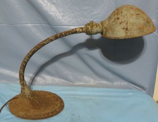 Vintage Metal Cast Iron Base Aladdin No 50 Adjustable Neck Desk Lamp Parts