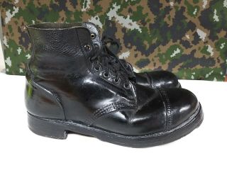 Vintage British Army Military Surplus Drill Parade Dress Combat Tapped Boots 9 M