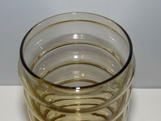 Vintage Holmegaard JACOB BANG Primula Glass Canister 12.  5 
