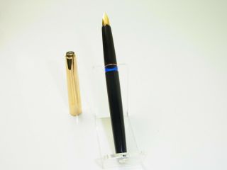Vintage Pelikan 30 Rolled Gold Fountain Pen 18ct M Nib