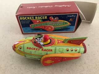 Vintage Schylling Rocket Racer Friction Power - Rare