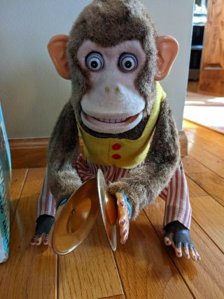 Vintage Daishin Battery Operated Musical Jolly Chimp Japan - Doesn ' t work 2