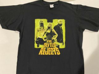 Vintage The Devil’s Rejects Rob Zombie 2005 Black Xl T - Shirt Anvil Brand
