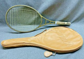 Vintage Prince Boron Oversize 110 " Sq In Head Tennis Racquet Leather Cover 4 1/2