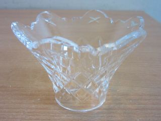 Waterford Crystal Bobeche Candle Cup Avoca 6 Arm Chandelier Replacement 3 " W Chip