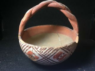 Ancient Culture Indian Pottery Bowl Decorative And A Pretty Specimen