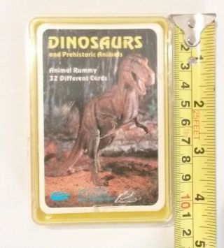 Discovery Toys DINOSAURS Animal Rummy Card/Learning Game Gift Toy Hard Case 2