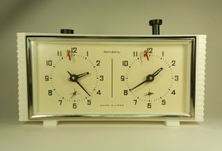 Vintage Russian Chess Tournament Mechanical Clock Timer Made In Ussr In The 70s.