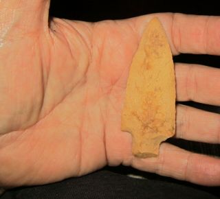 3 1/4 " Arkansas Authentic Pontchartrain Knife Spear Artifact Arrowhead