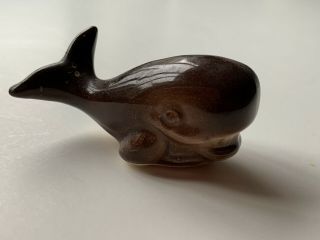 Vintage Whale Porceline Figurine Marine Life Collectible Small Whale Art Unique 2