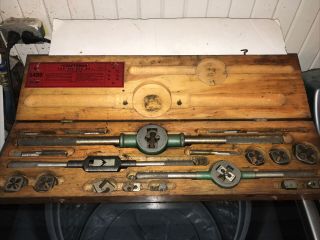 Vintage Craftsman Tap And Die Set - Wooden Case - No.  5499 W/ Label Machining